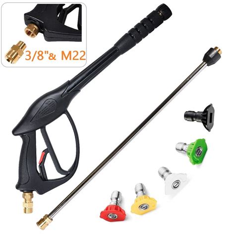 turn air compressor into pressure washer.